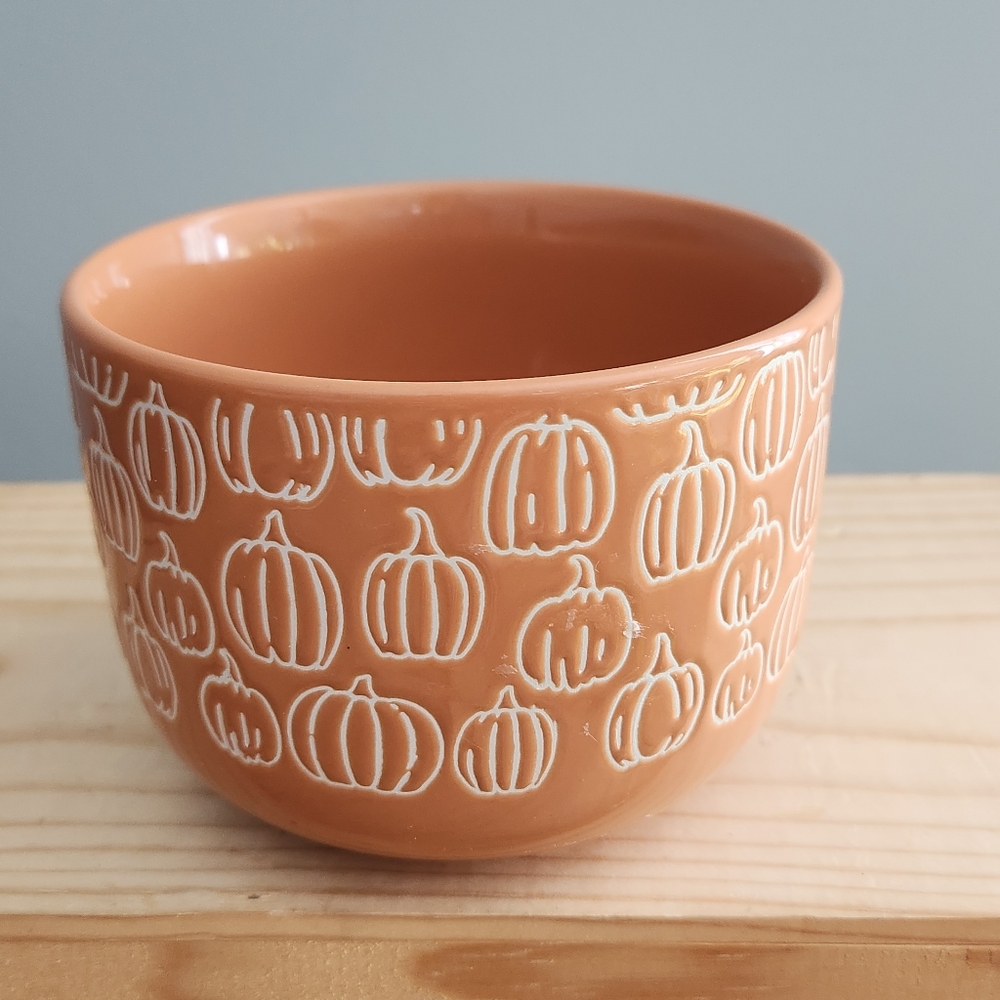 Fall Pumpkin Oversized Ceramic Terracotta Color Mug - Picture 4 of 15